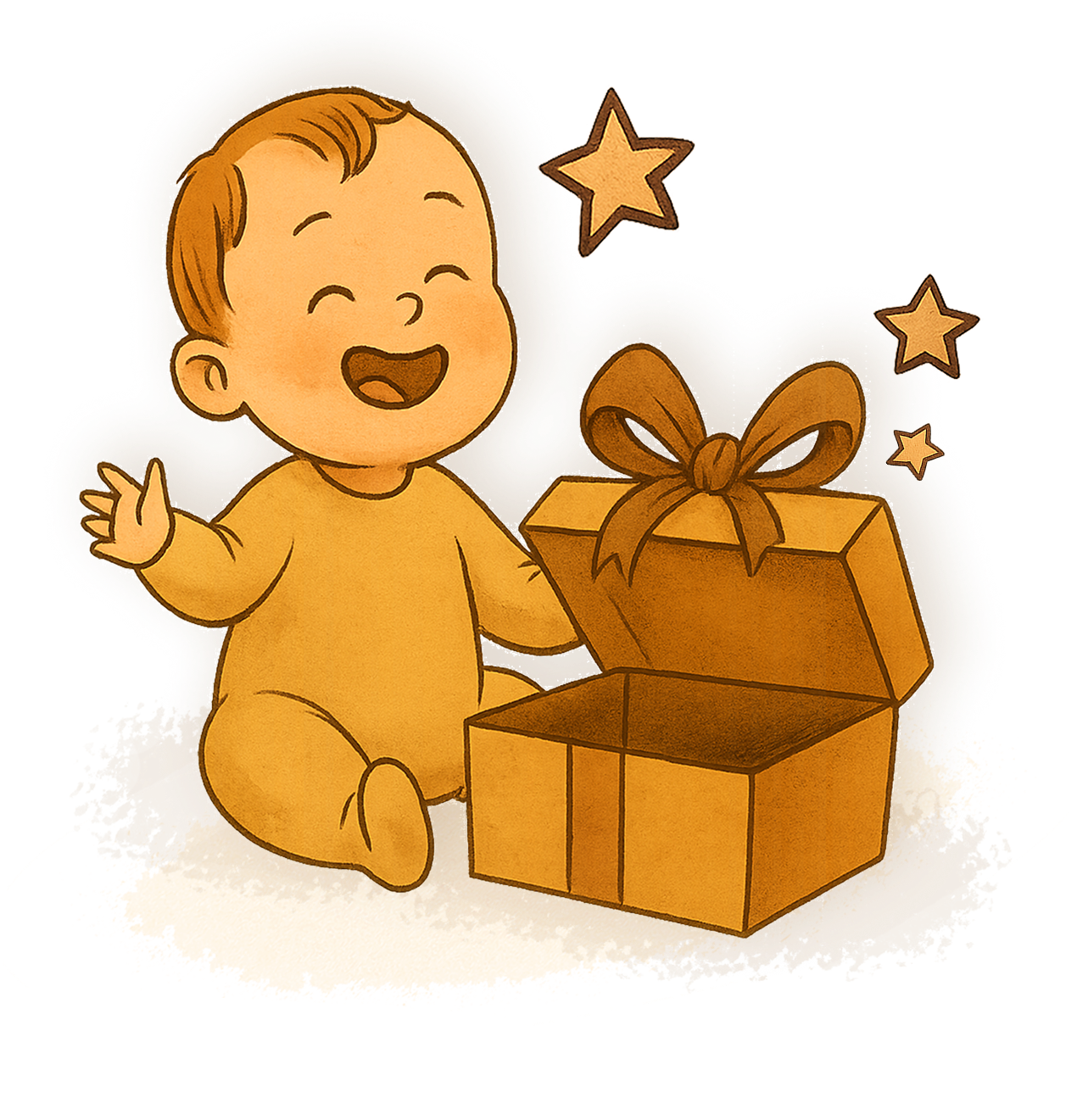 Baby with stars