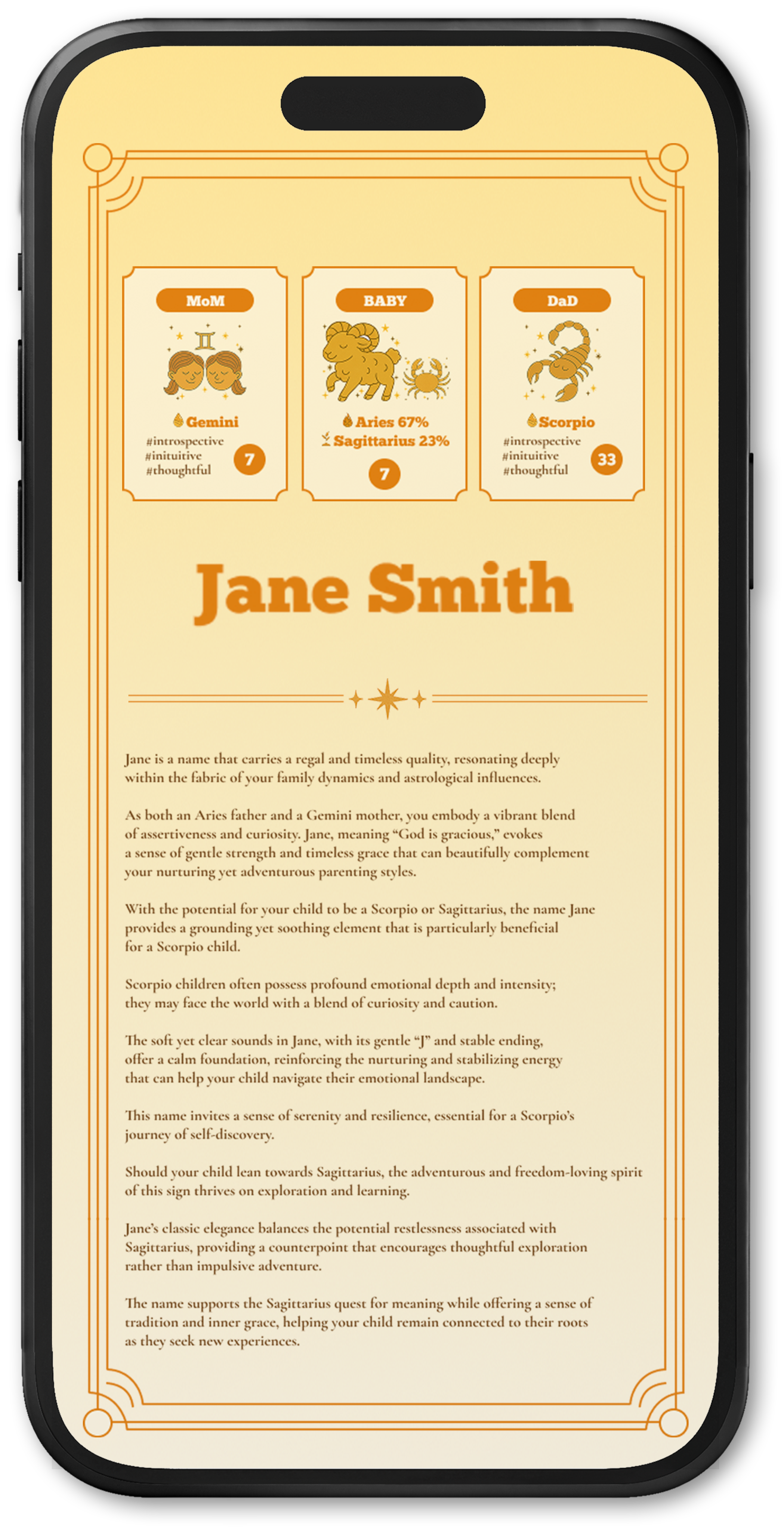 Phone Frame with App Features